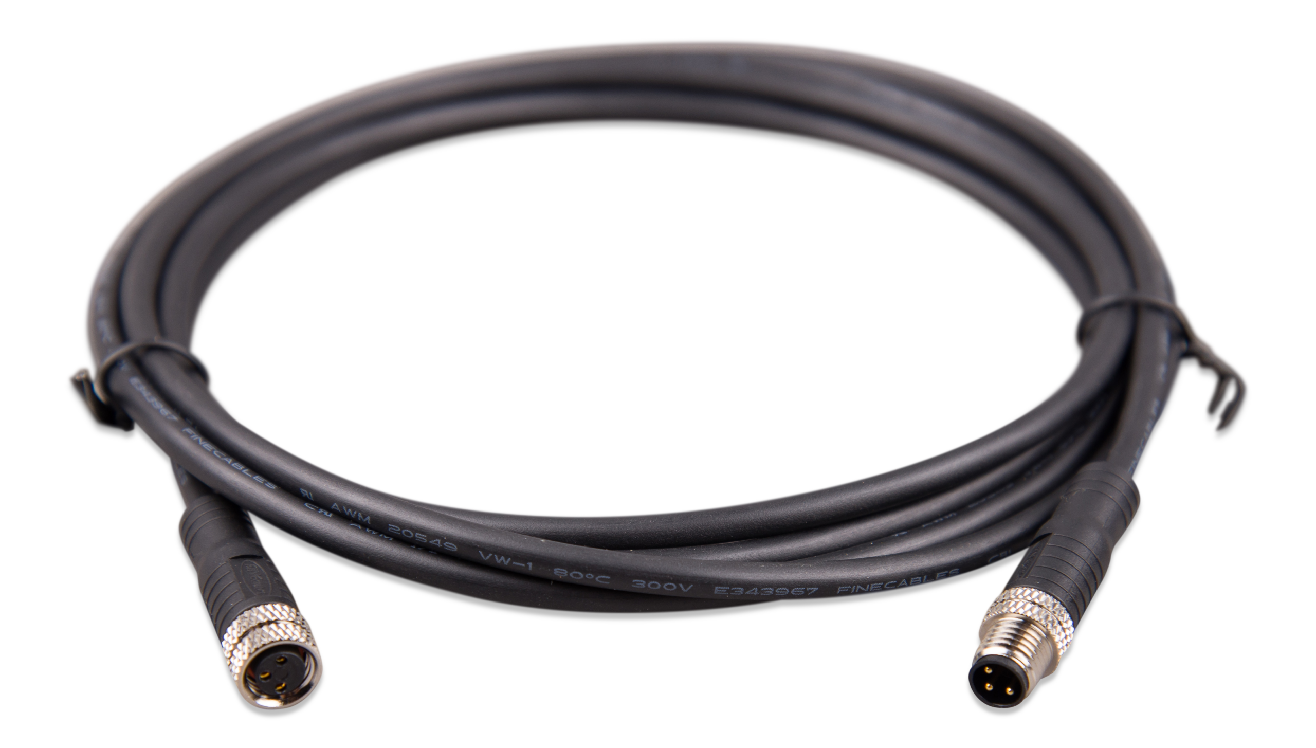 Male to Female 3 pole 5 m (bag of 2) - Imagen 2